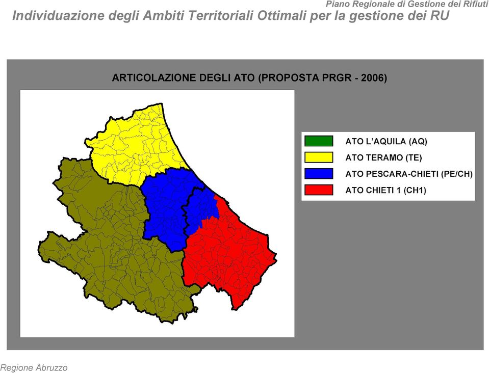 Territoriali Ottimali per la gestione