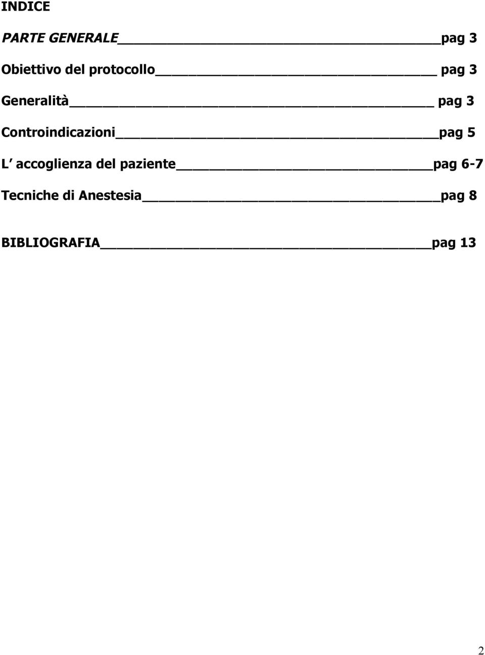 Controindicazioni pag 5 L accoglienza del