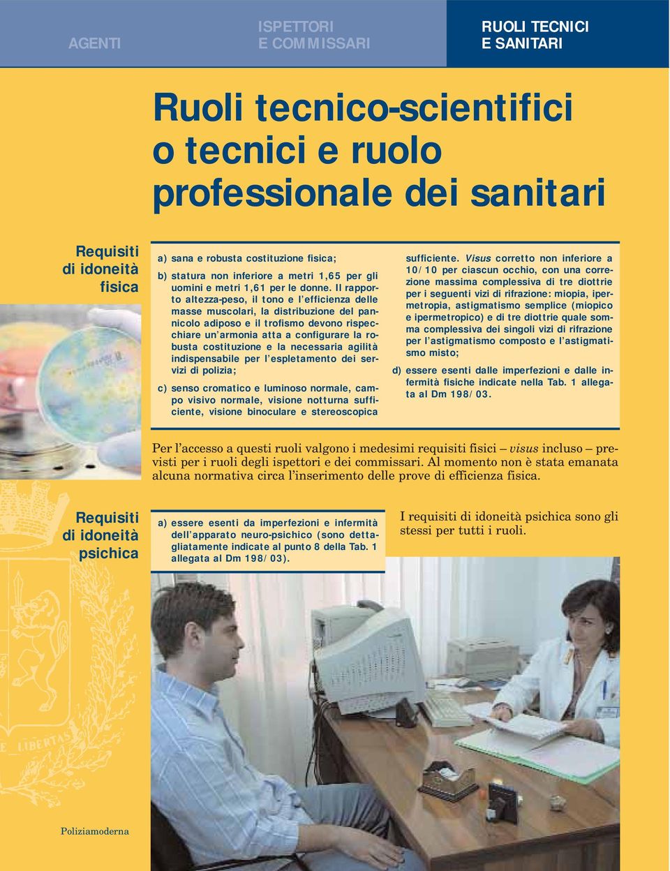 Il rapporto altezza-peso, il tono e l efficienza delle masse muscolari, la distribuzione del pannicolo adiposo e il trofismo devono rispecchiare un armonia atta a configurare la robusta costituzione