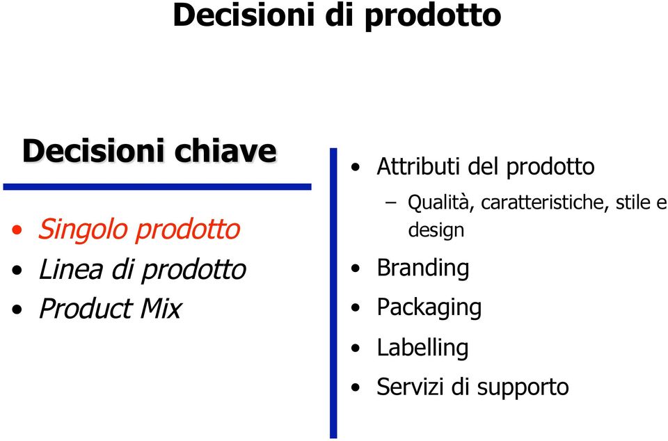 Mix Qualità, caratteristiche, stile e design