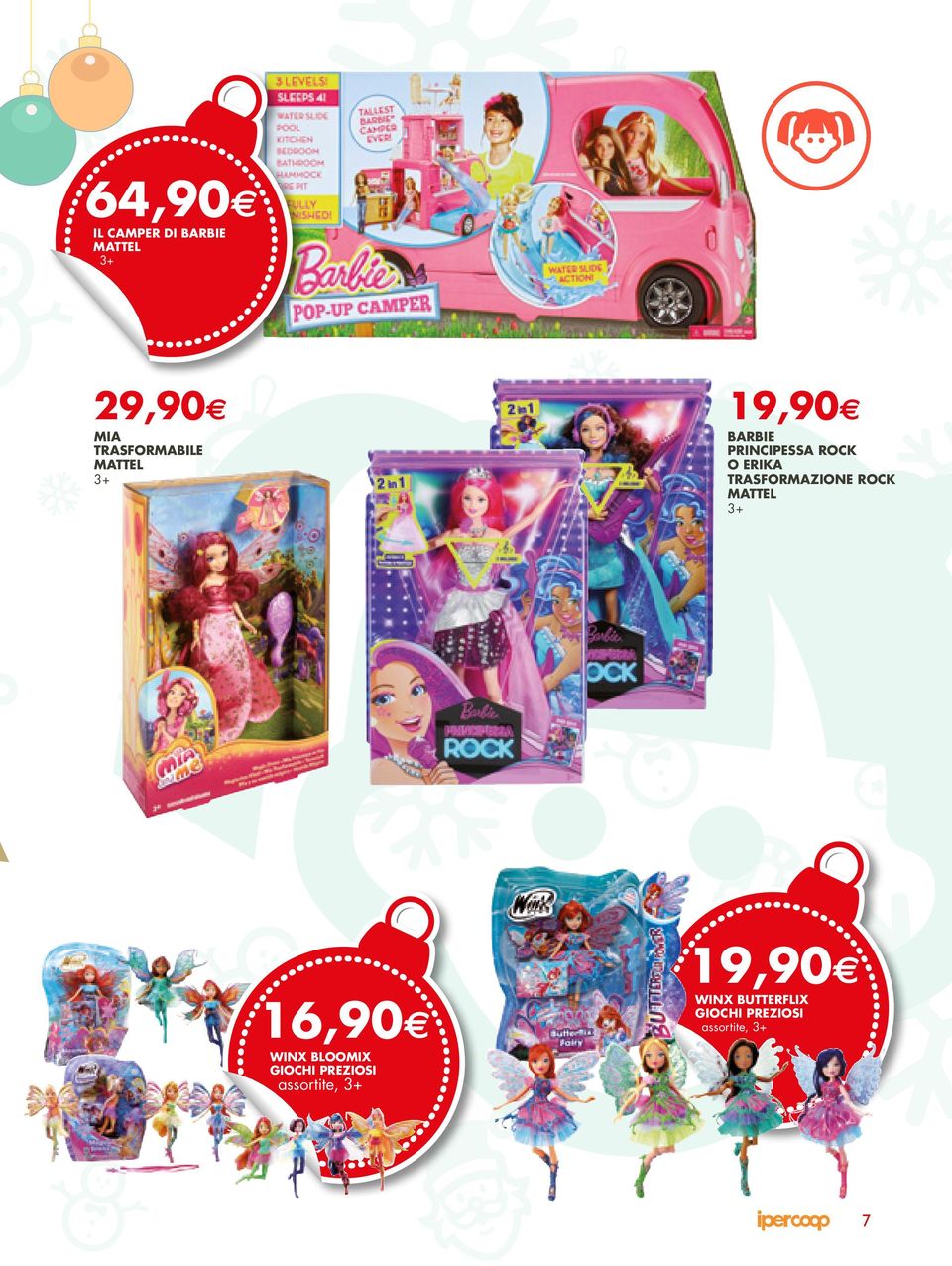 TRASFORMAZIONe ROCK MATTEL 16,90 WINX BLOOMIX GIOCHI