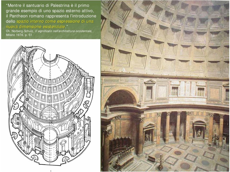 spazio interno come espressione di una nuova dimensione esistenziale. Ch.