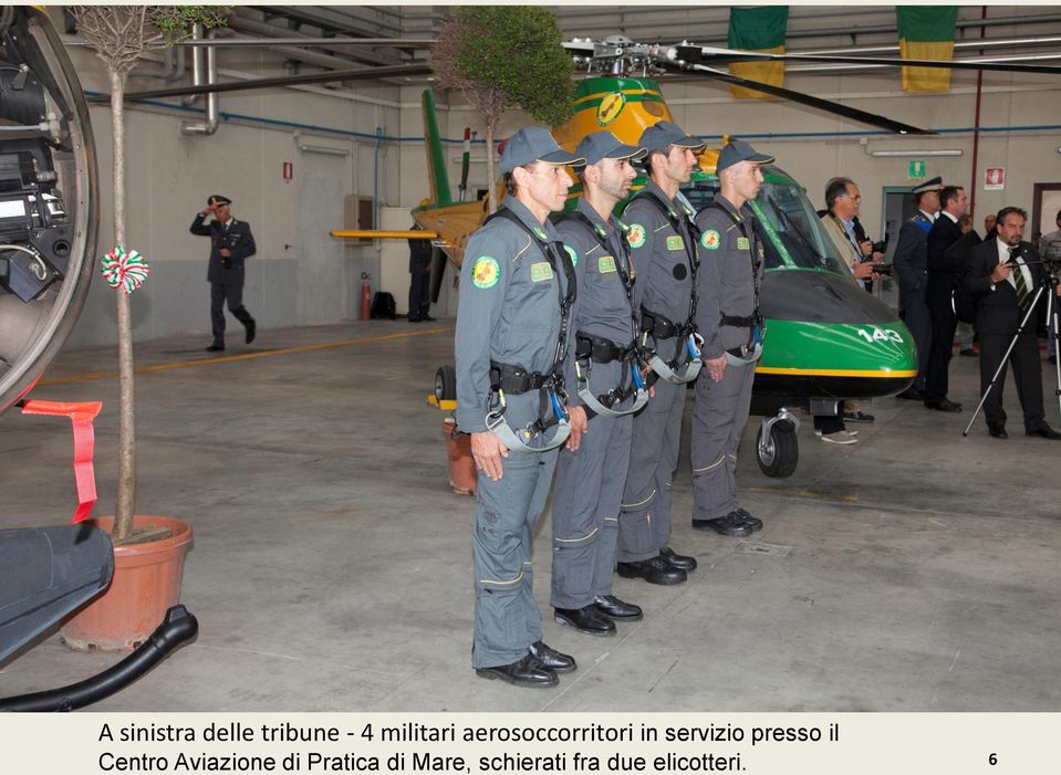 servizio presso il Centro Aviazione