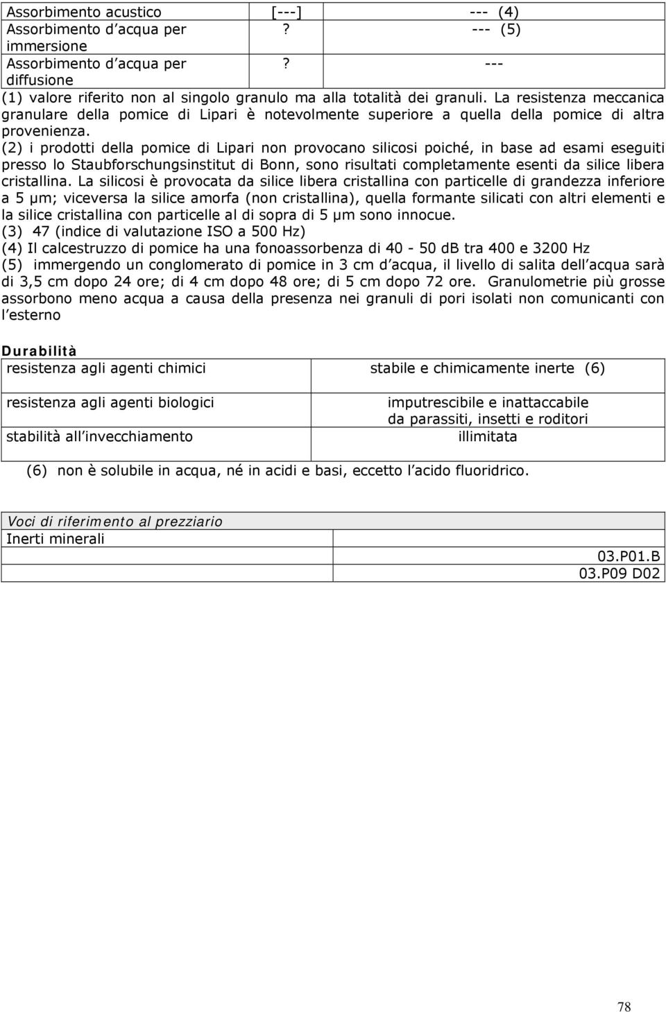 (2) i prodotti della pomice di Lipari non provocano silicosi poiché, in base ad esami eseguiti presso lo Staubforschungsinstitut di Bonn, sono risultati completamente esenti da silice libera