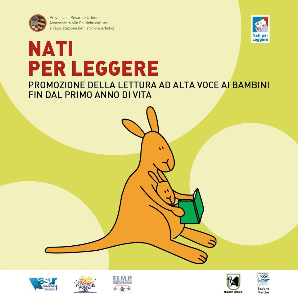 artistici NATI PER LEGGERE PROMOZIONE DELLA LETTURA