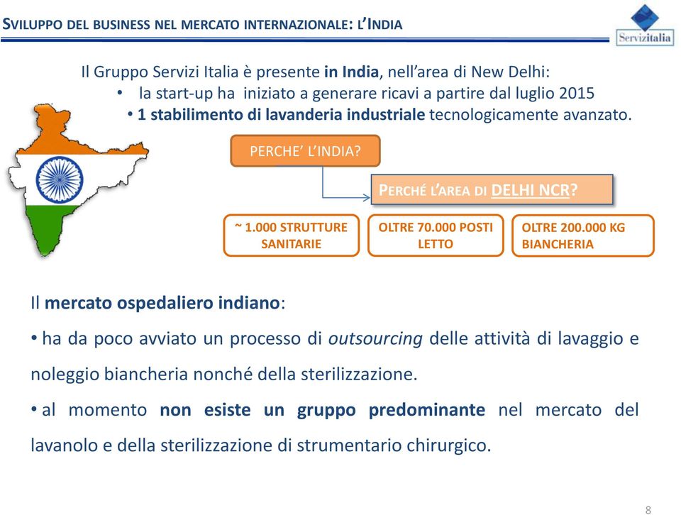 000 STRUTTURE SANITARIE OLTRE 70.000 POSTI LETTO OLTRE 200.