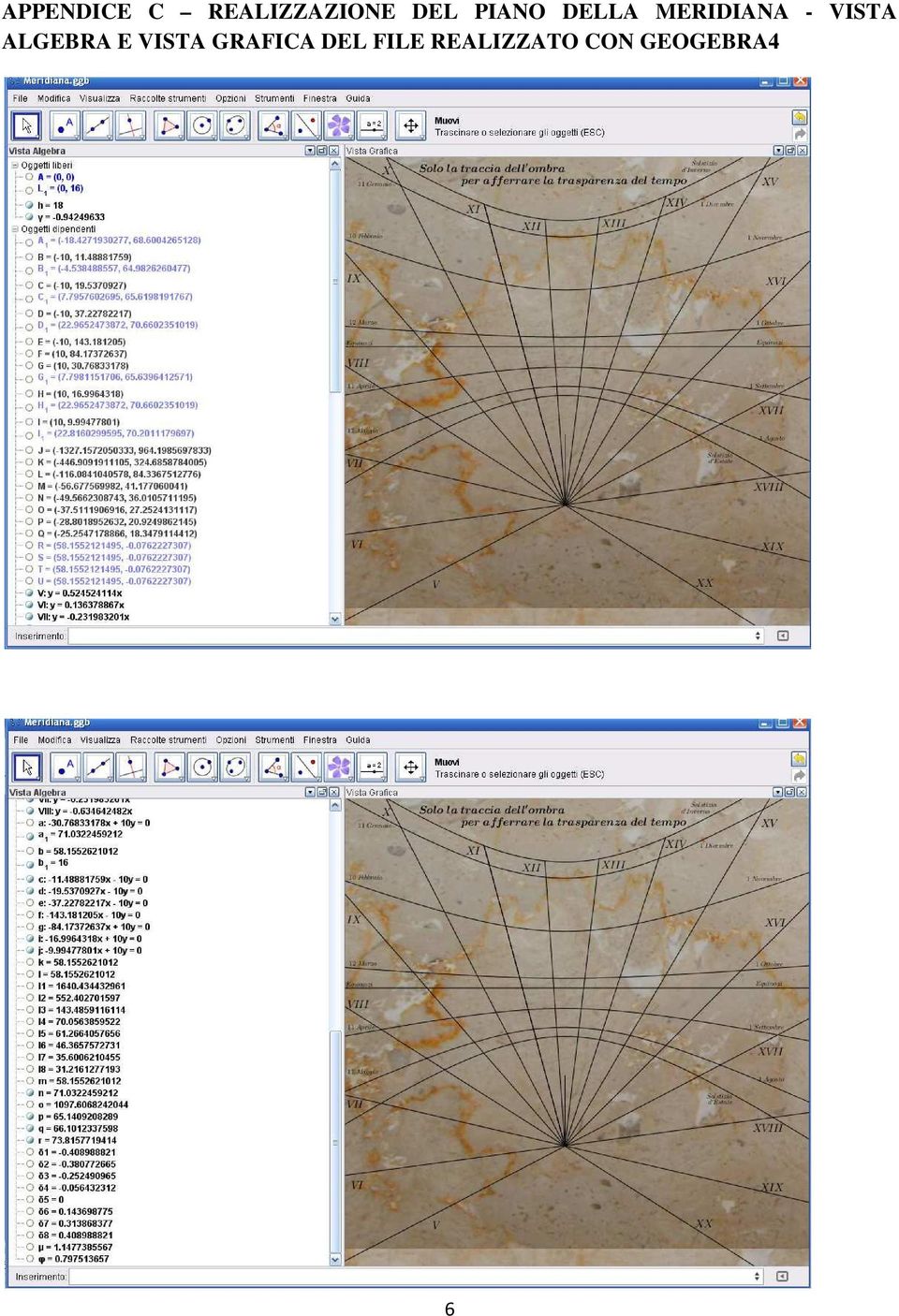 ALGEBRA E VISTA GRAFICA DEL