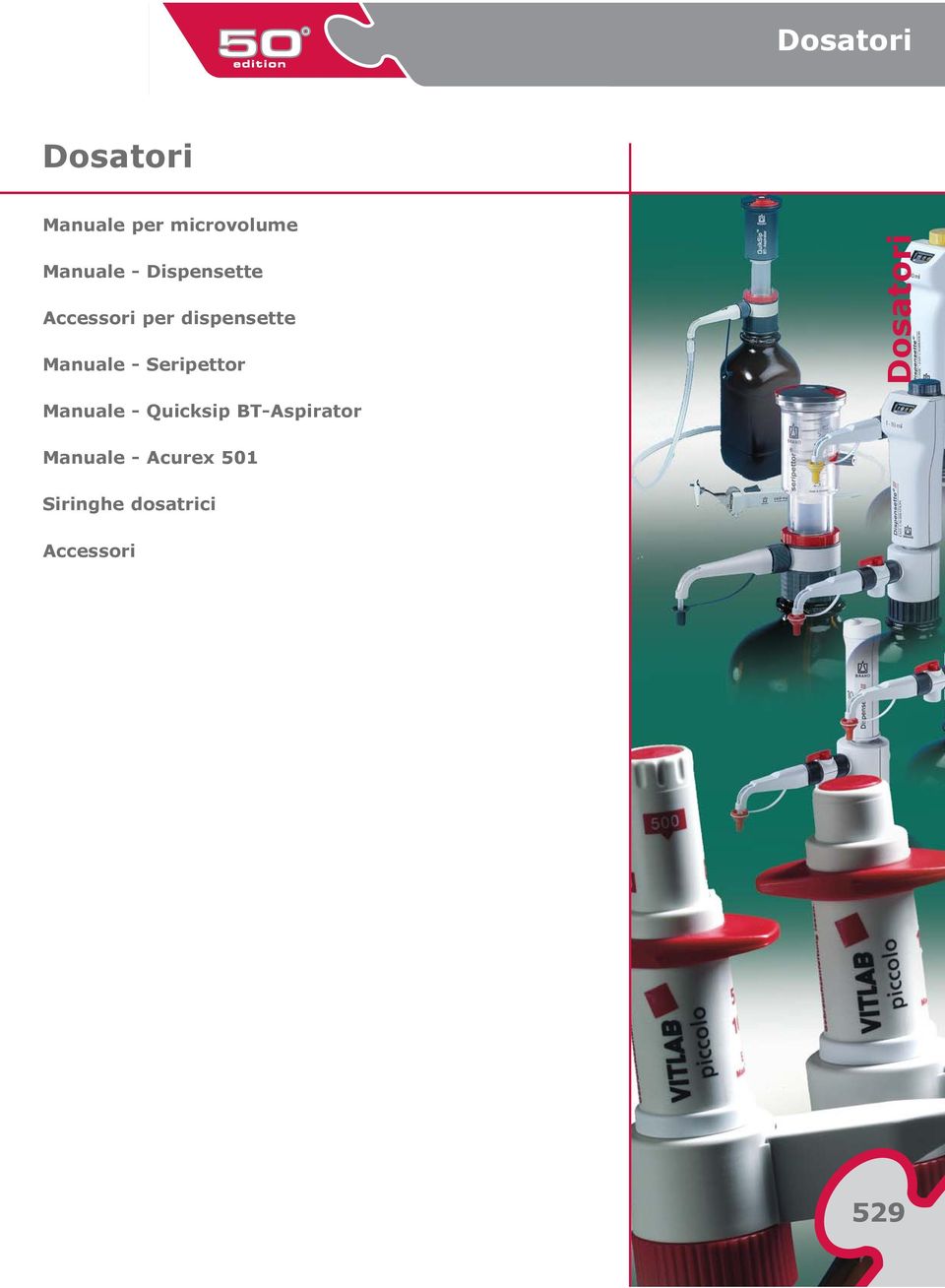 Seripettor Dosatori Manuale - Quicksip