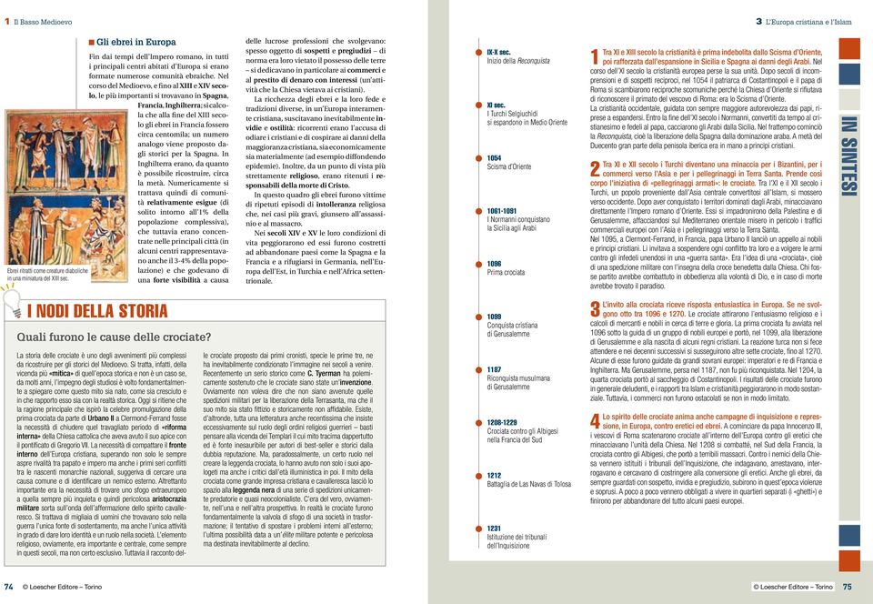 Nel corso del Medioevo, e fino al XIII e XIV secolo, le più importanti si trovavano in Spagna, Francia, Inghilterra; si calcola che alla fine del XIII secolo gli ebrei in Francia fossero circa