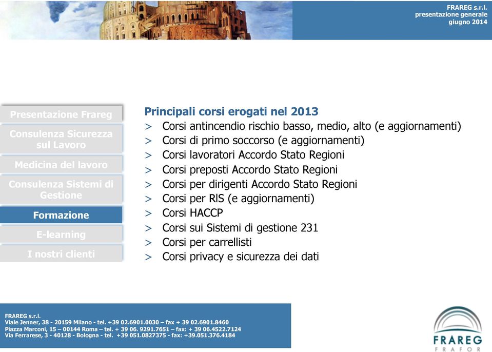 Accordo Stato Regioni > Corsi per dirigenti Accordo Stato Regioni > Corsi per RlS (e aggiornamenti) >