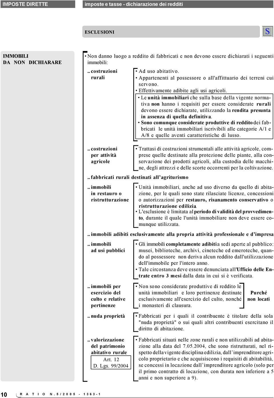 Le unità immobiliari che sulla base della vigente normativa non hanno i requisiti per essere considerate rurali devono essere dichiarate, utilizzando la rendita presunta in assenza di quella