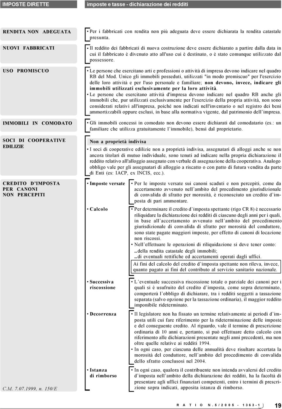 Il reddito dei fabbricati di nuova costruzione deve essere dichiarato a partire dalla data in cui il fabbricato è divenuto atto all'uso cui è destinato, o è stato comunque utilizzato dal possessore.