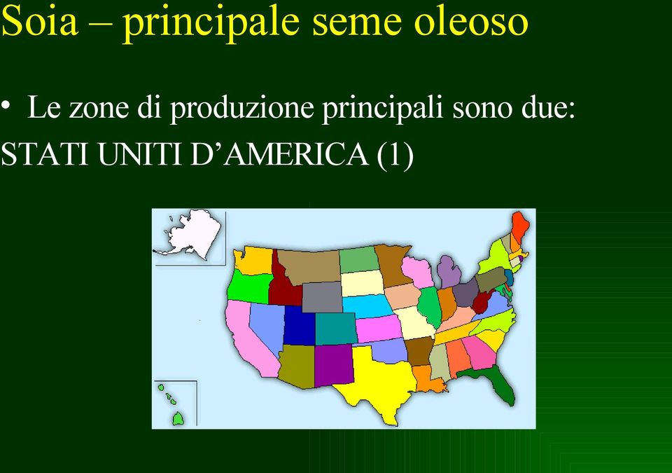 produzione principali