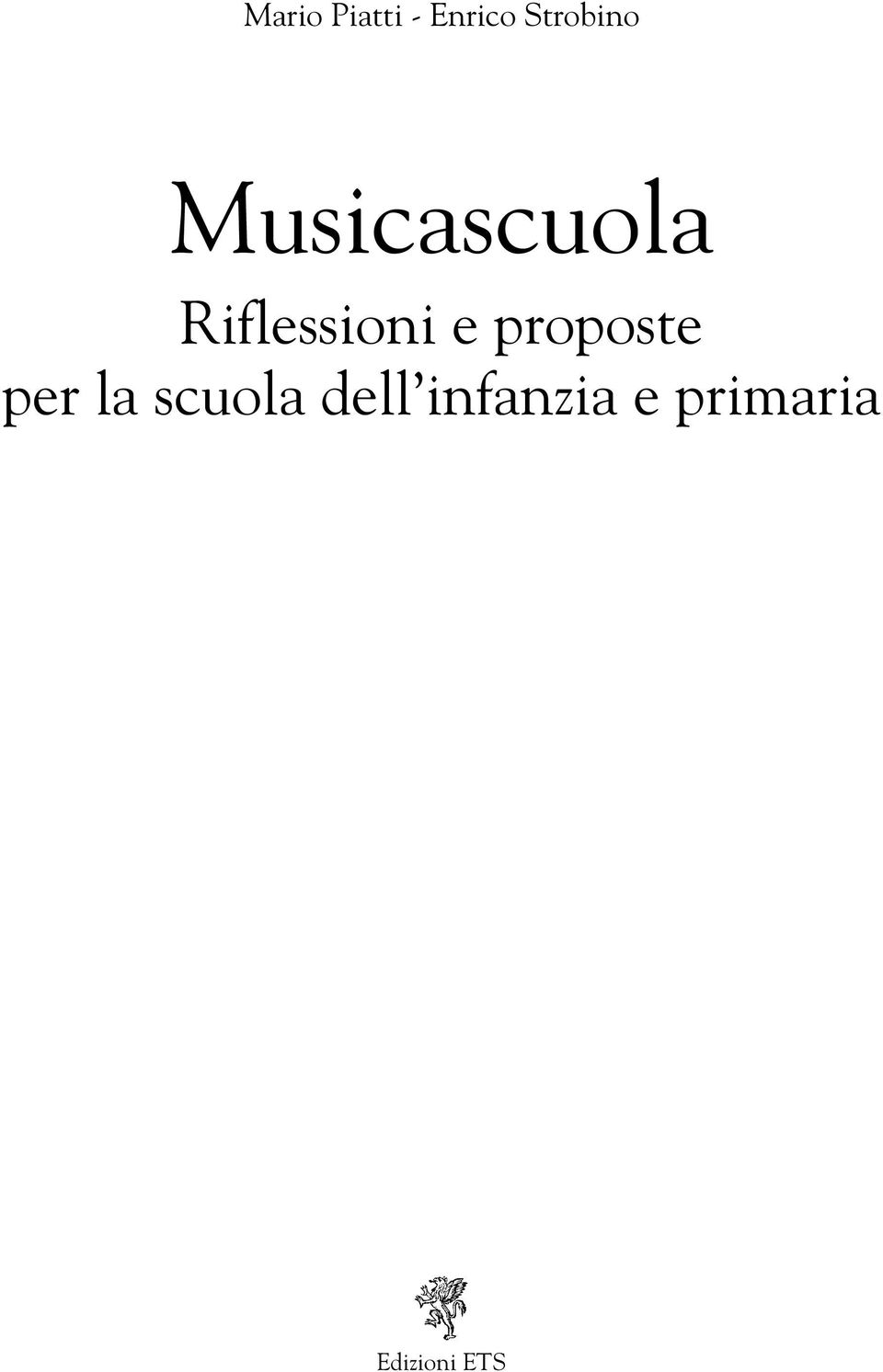 Riflessioni e proposte per la