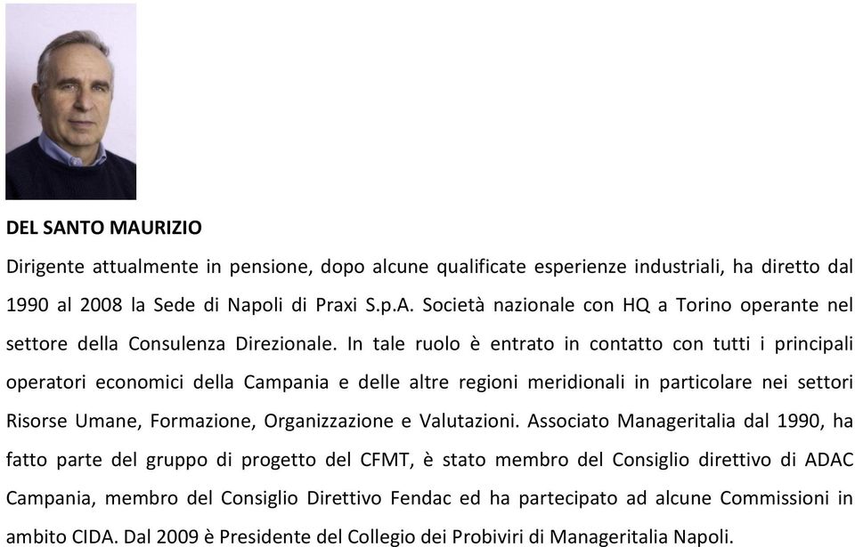 Organizzazione e Valutazioni.