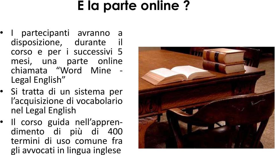 acquisizione di vocabolario nel Legal English Il corso guida nell apprendimento di