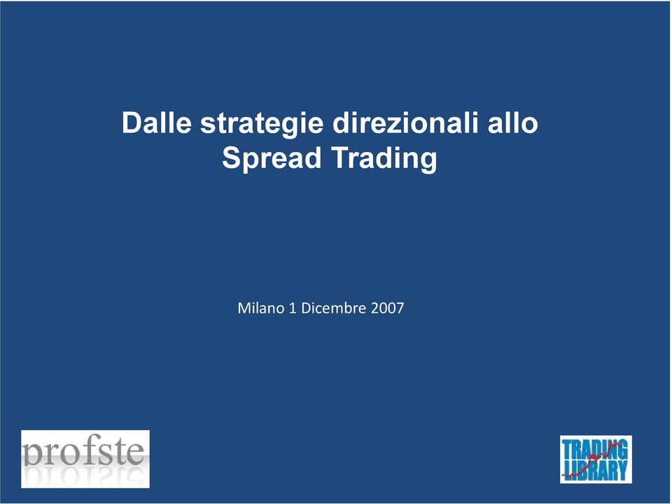 Spread Trading