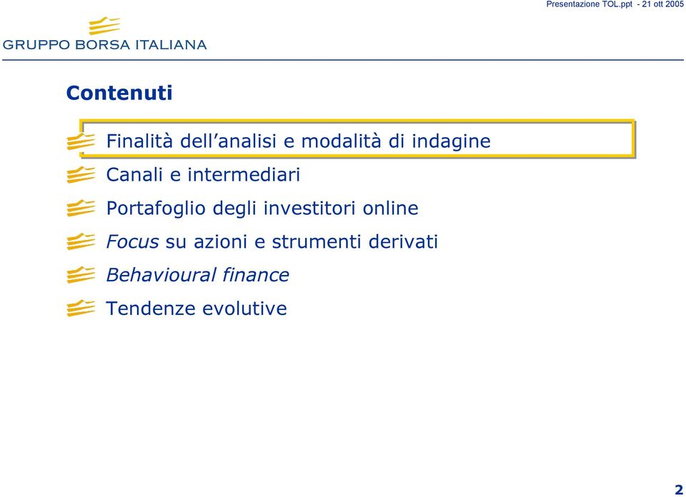 degli investitori online Focus su azioni e