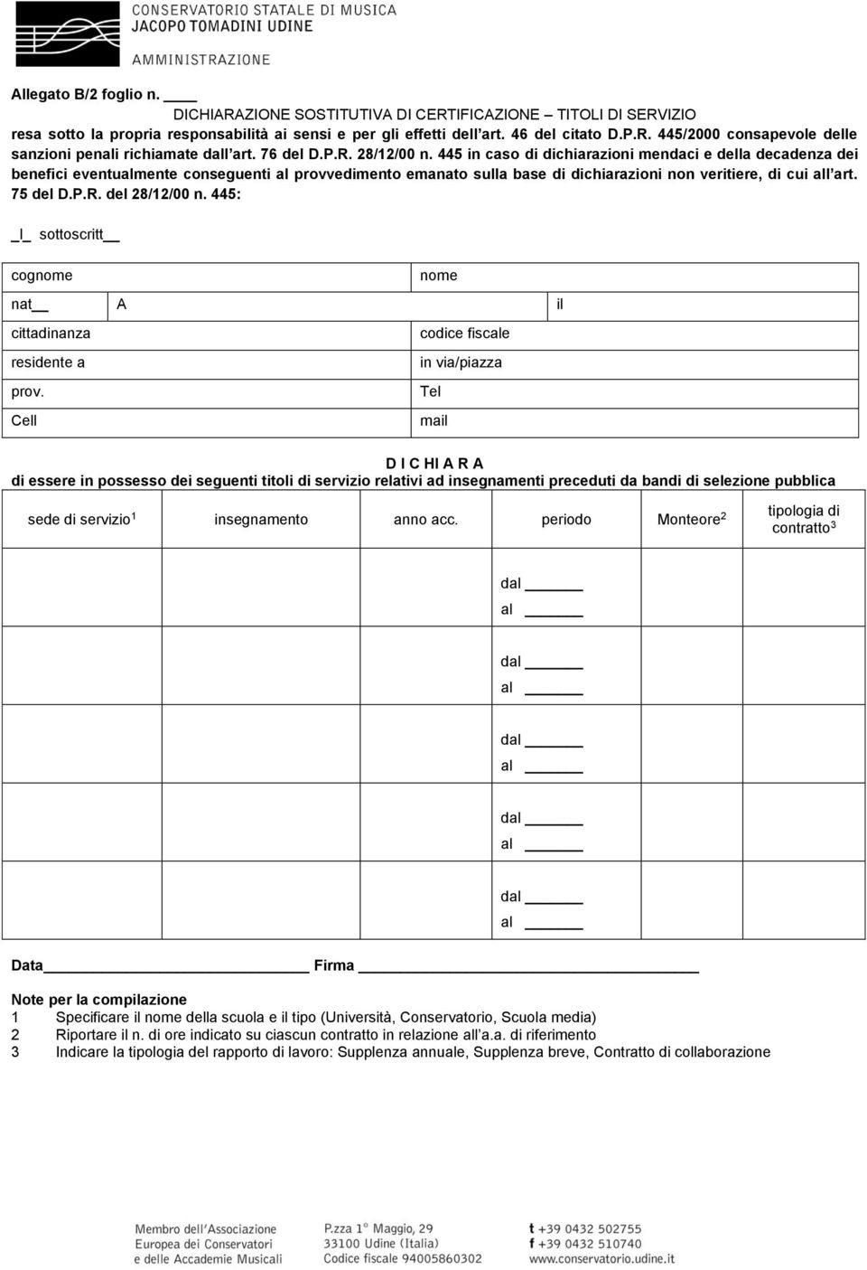 preceduti da bandi di selezione pubblica sede di servizio 1 insegnamento anno acc.