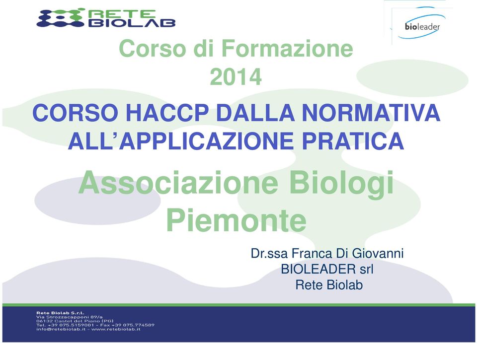PRATICA Associazione Biologi Piemonte