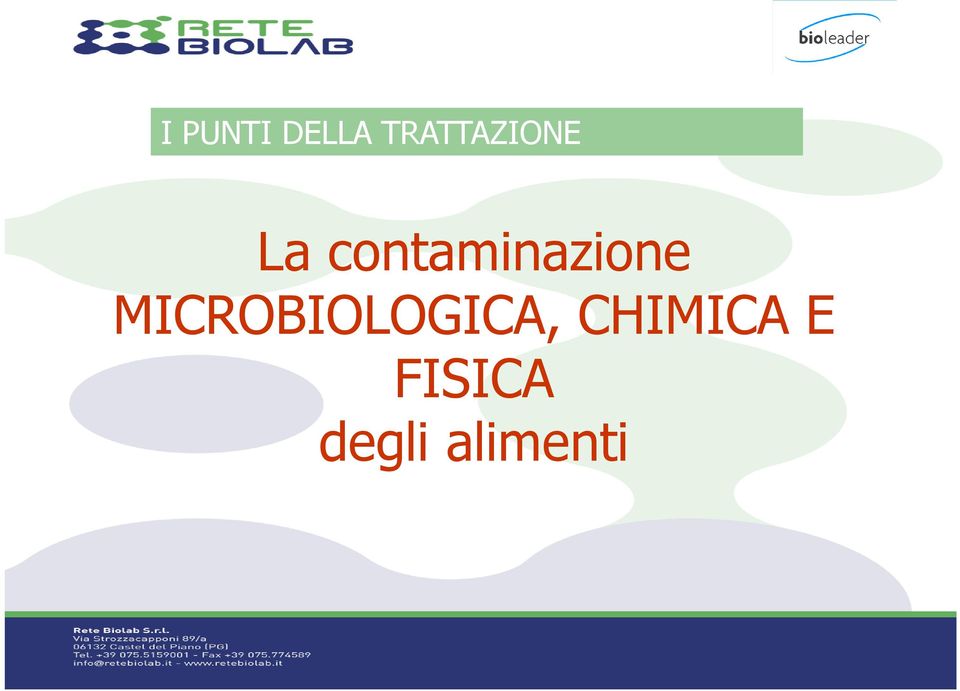 contaminazione