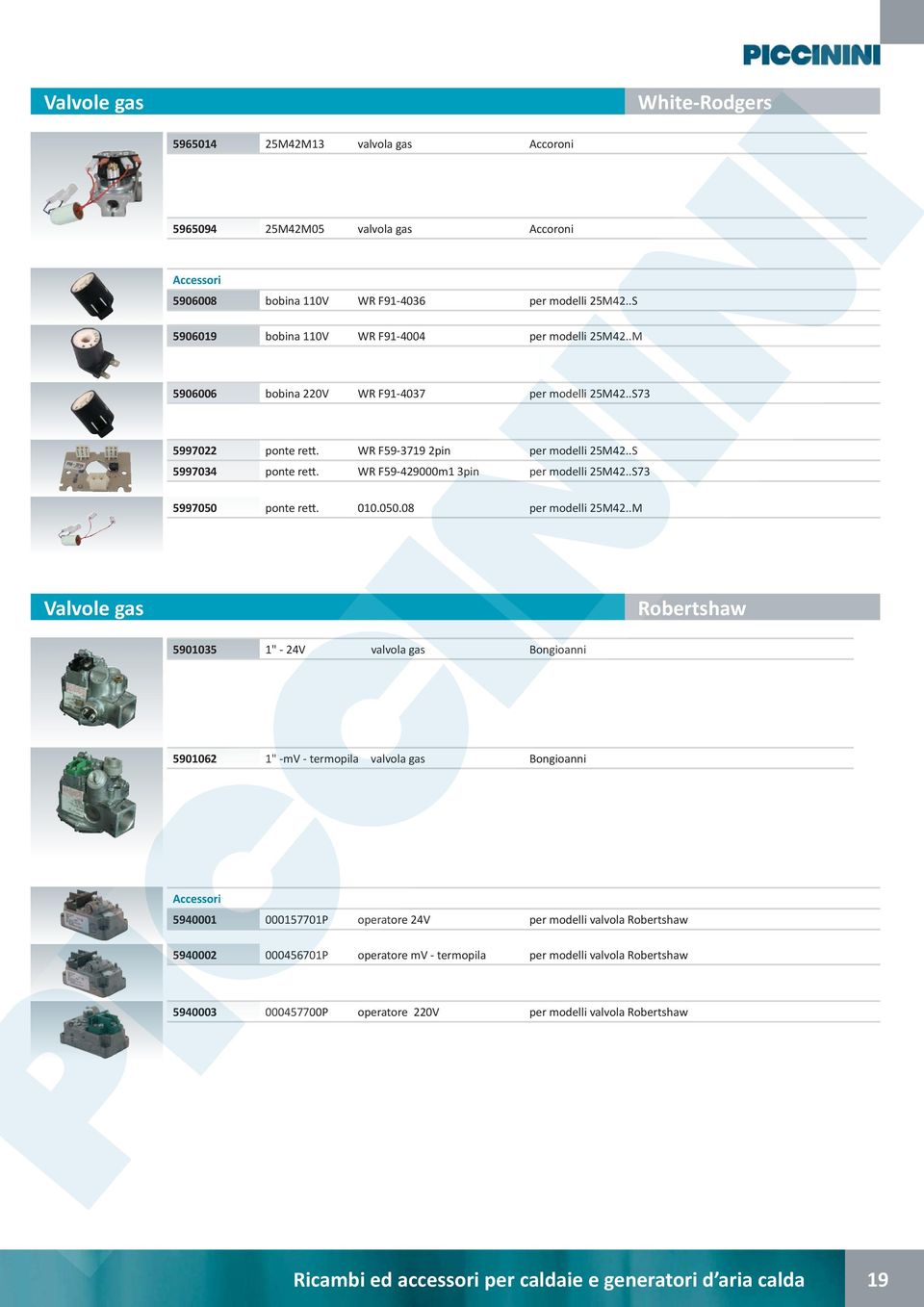 WR F59-429000m1 3pin per modelli 25M42..S73 5997050 ponte re. 010.050.08 per modelli 25M42.