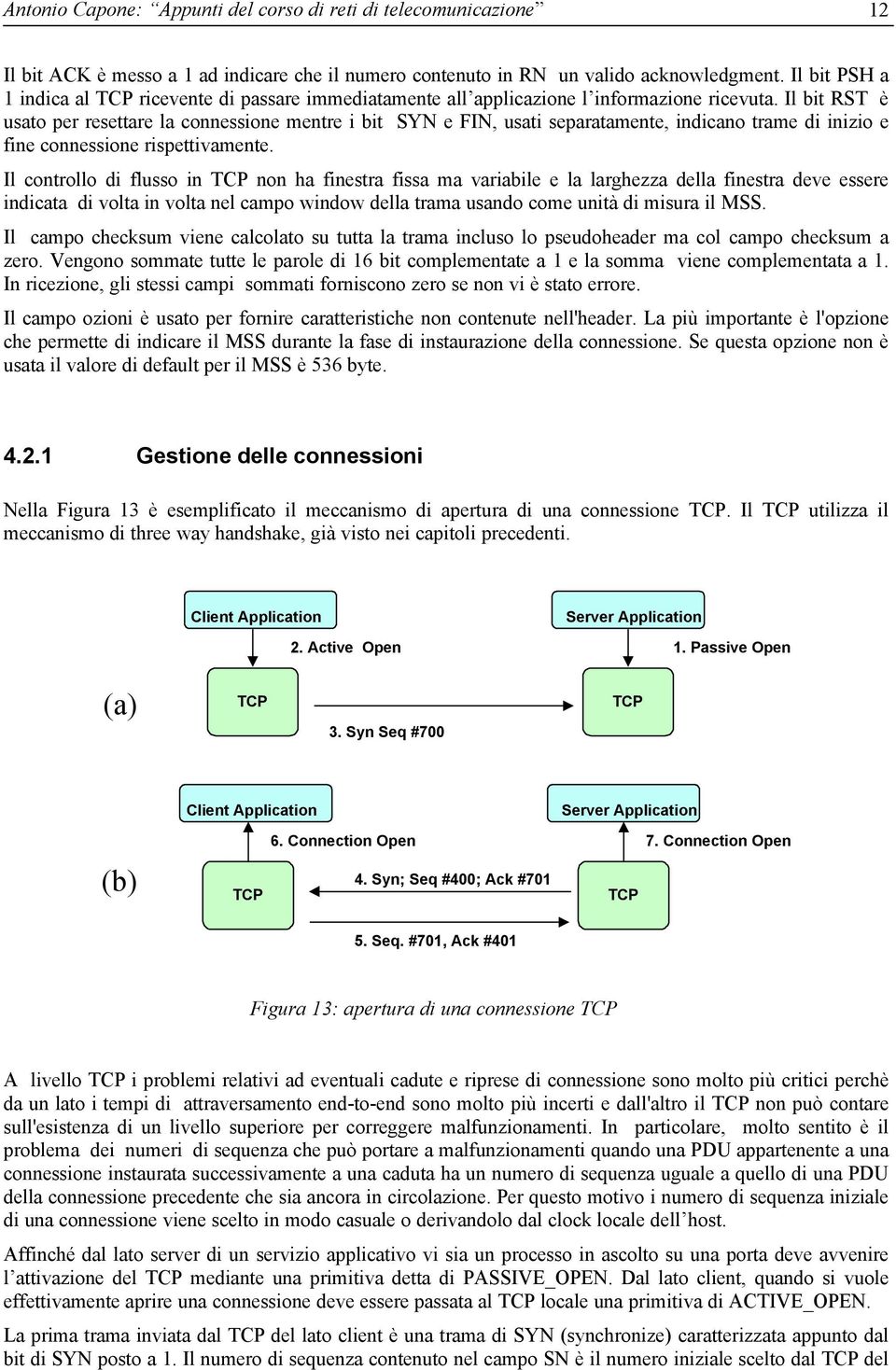 Il bit RST è usato per resettare la connessione mentre i bit SYN e FIN, usati separatamente, indicano trame di inizio e fine connessione rispettivamente.