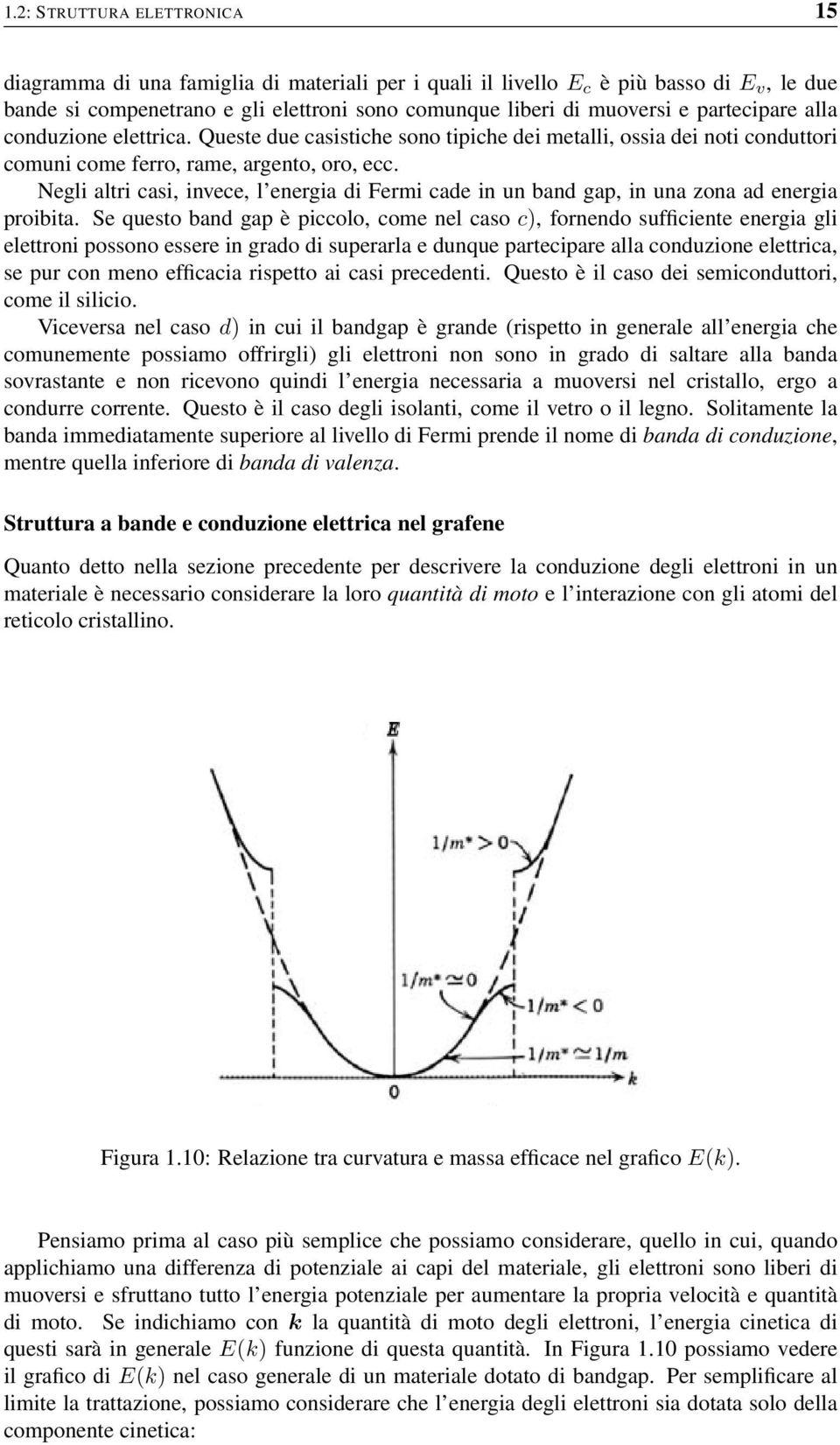 Negli altri casi, invece, l energia di Fermi cade in un band gap, in una zona ad energia proibita.