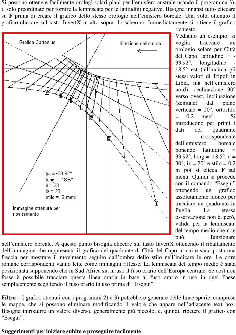 Immediatamente si ottiene il grafico richiesto.