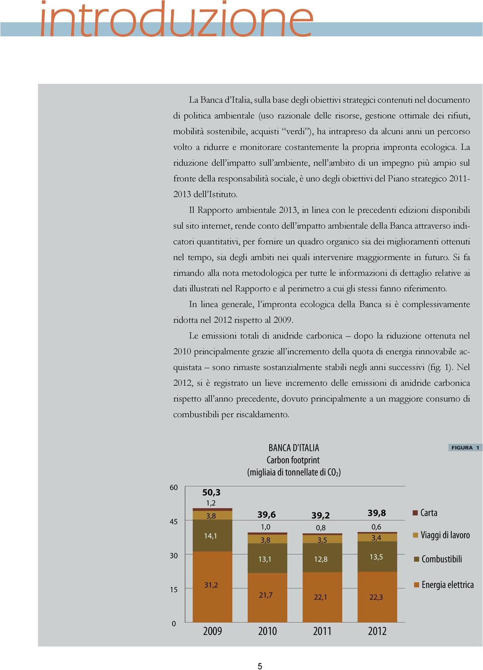 La riduzione dell impatto sull ambiente, nell ambito di un impegno più ampio sul fronte della responsabilità sociale, è uno degli obiettivi del Piano strategico 2011-2013 dell Istituto.