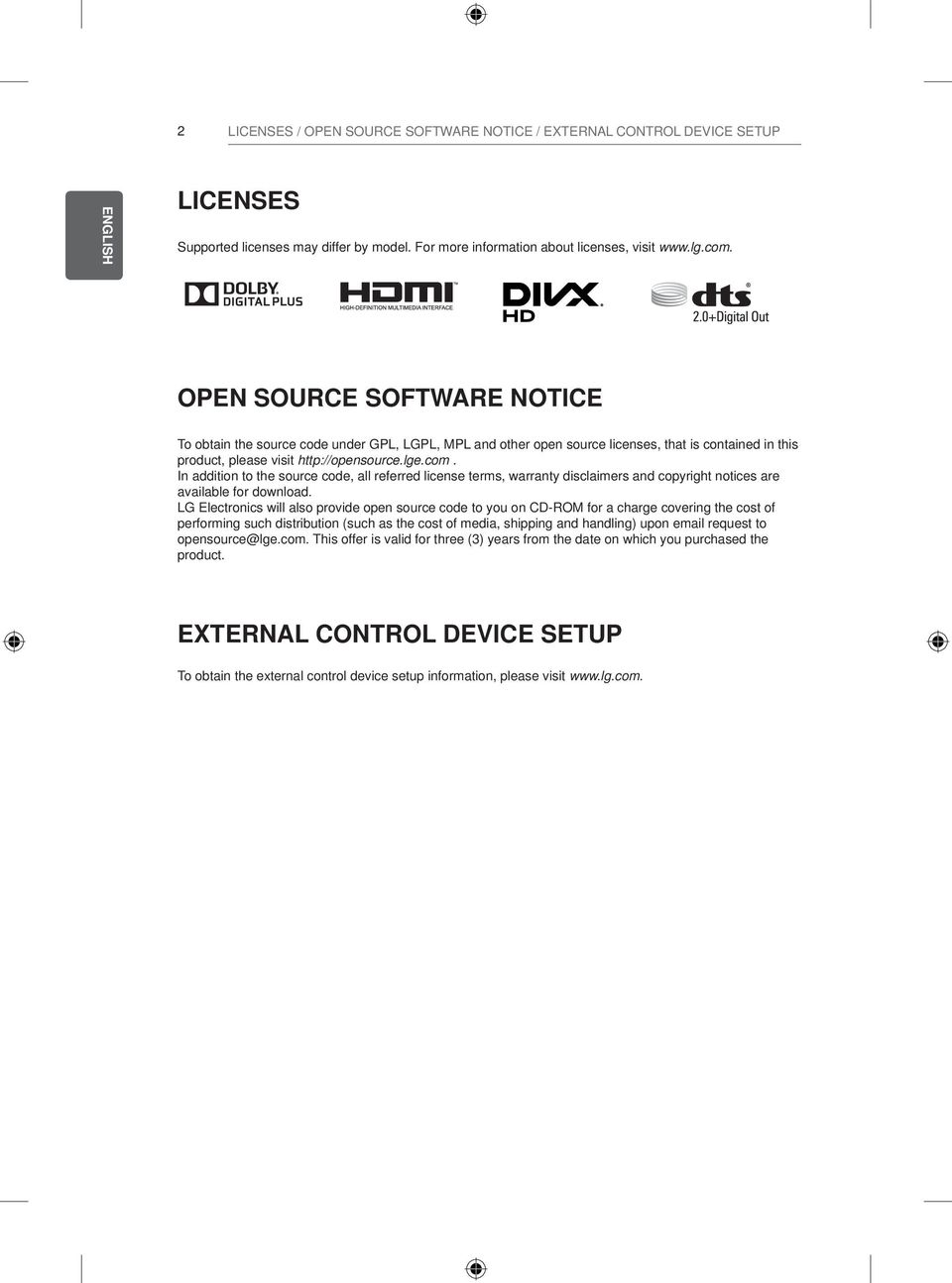 In addition to the source code, all referred license terms, warranty disclaimers and copyright notices are available for download.