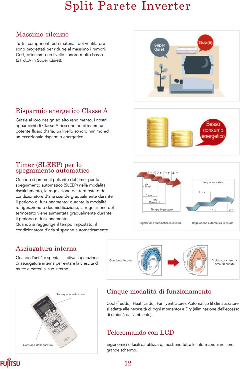 Risparmio energetico Classe A Grazie al loro design ad alto rendimento, i nostri apparecchi di Classe A riescono ad ottenere un potente flusso d aria, un livello sonoro minimo ed un eccezionale