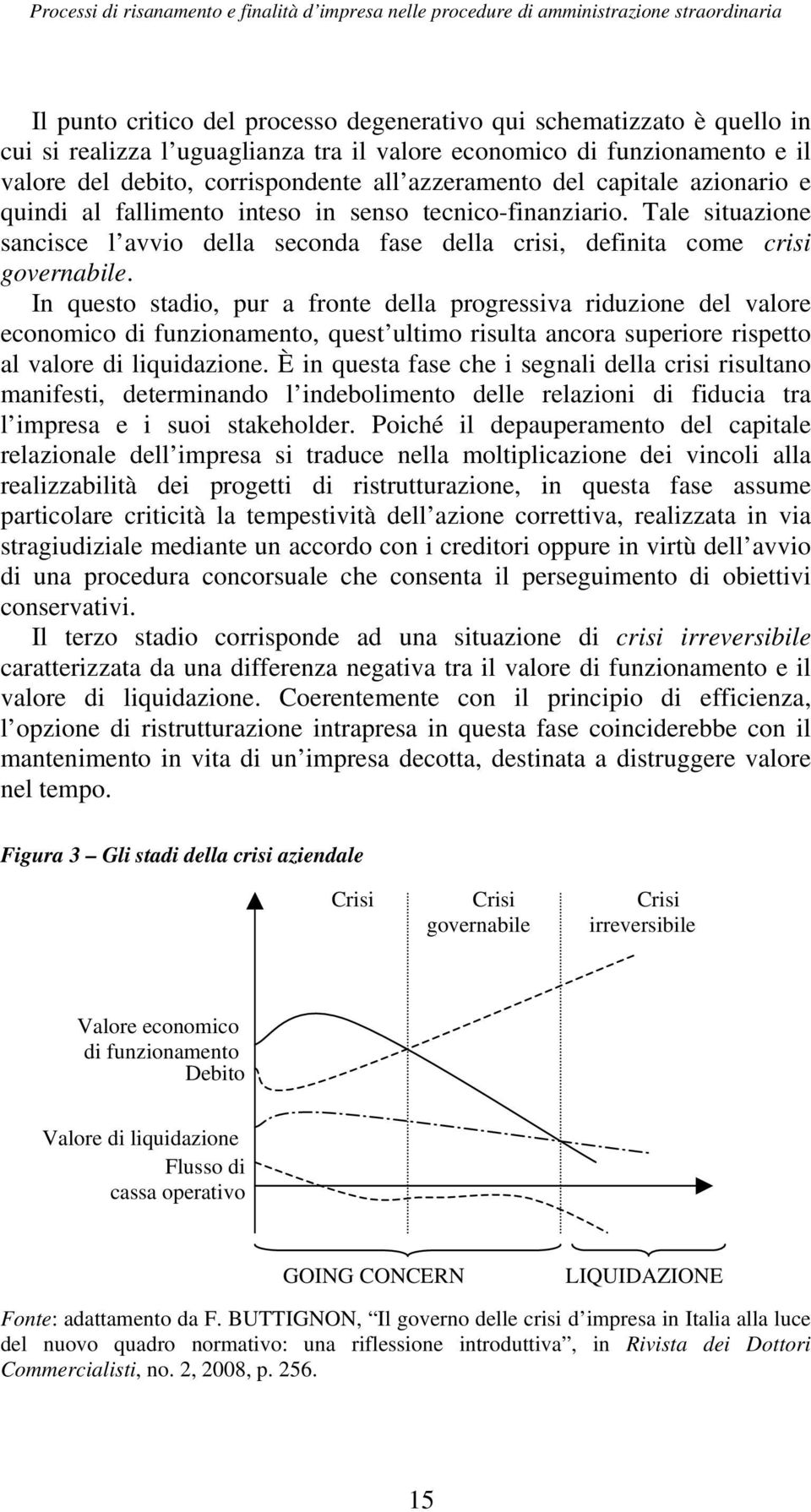 Tale situazione sancisce l avvio della seconda fase della crisi, definita come crisi governabile.