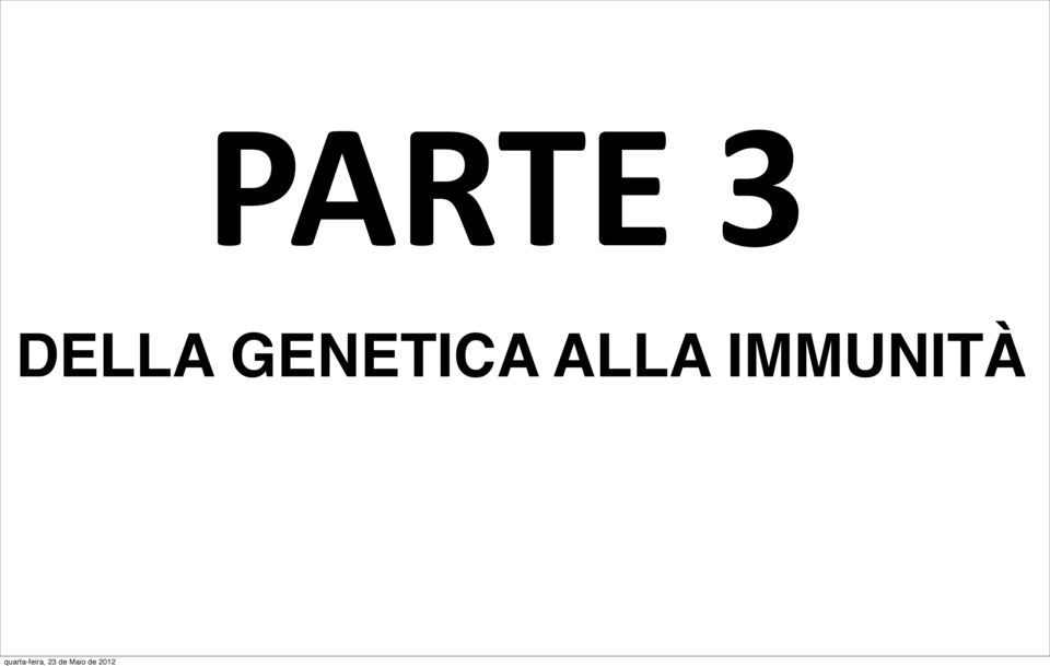 GENETICA