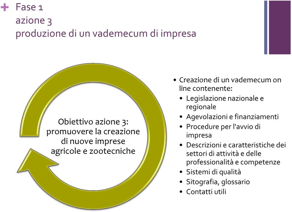 regionale Agevolazioni e finanziamenti Procedure per l'avvio di impresa Descrizioni e caratteristiche dei