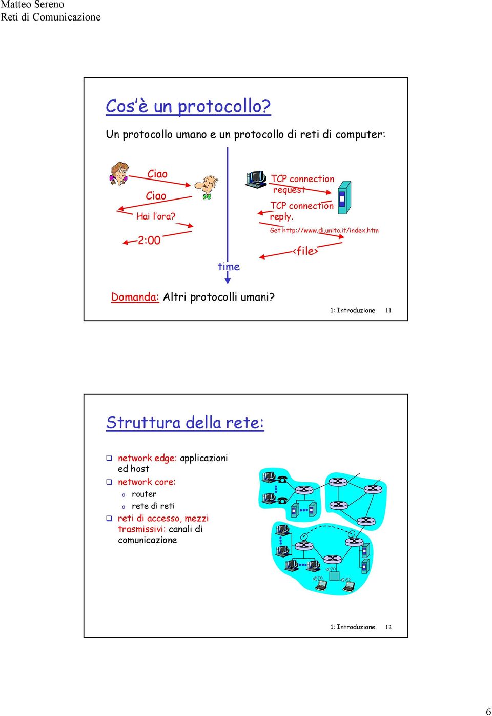 2:00 time TCP cnnectin request TCP cnnectin reply. Get http://www.di.unit.it/index.