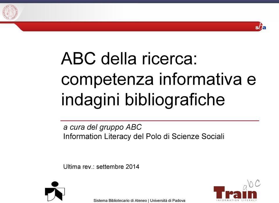 gruppo ABC Information Literacy del Polo