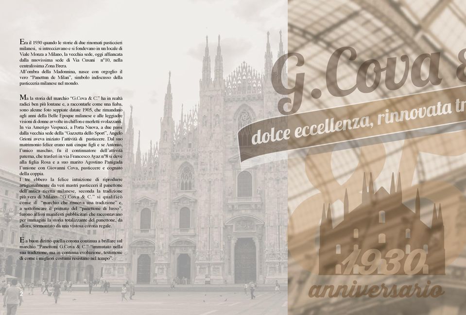 Ma la storia del marchio G.Cova & C.