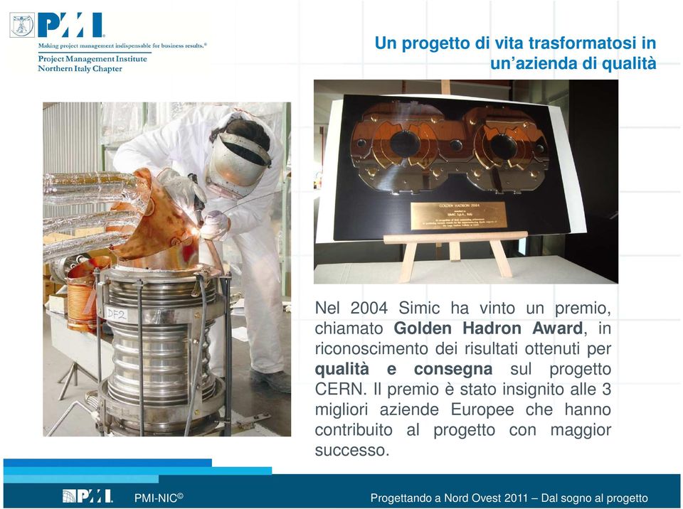 sul progetto CERN.