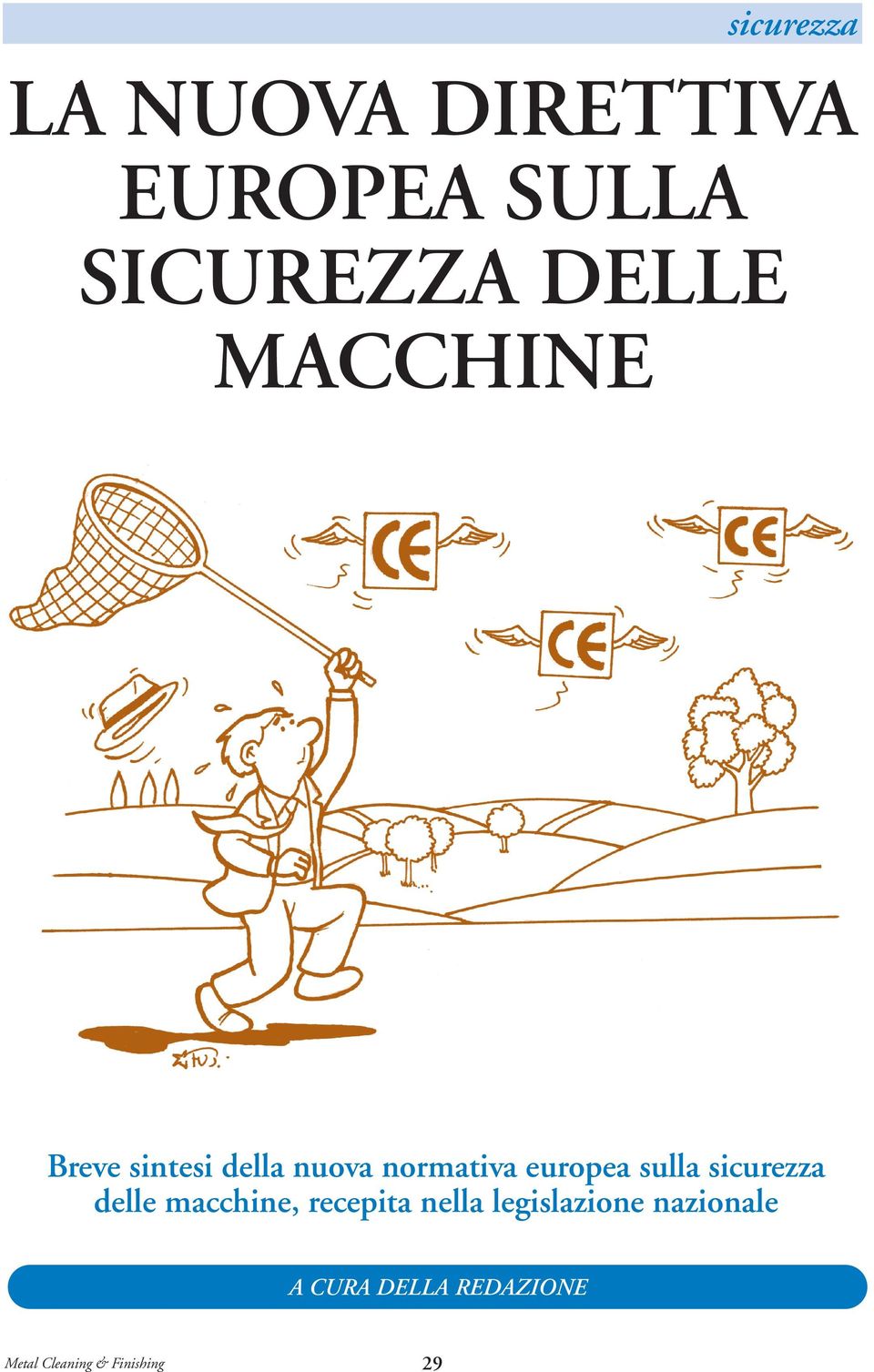 sulla sicurezza delle macchine, recepita nella