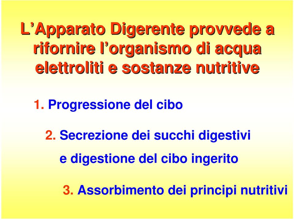 Progressione del cibo 2.