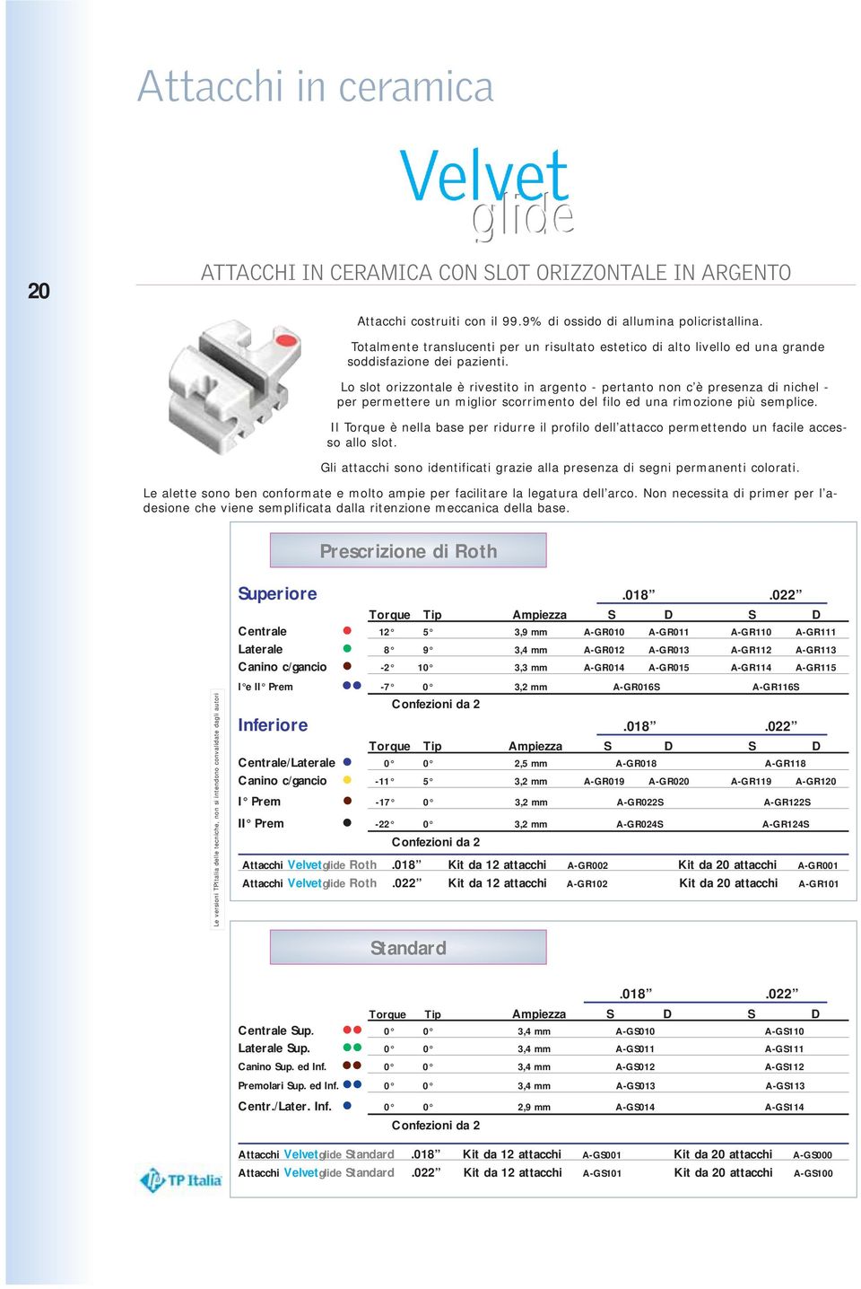 Lo slot orizzontale è rivestito in argento - pertanto non c è presenza di nichel - per permettere un miglior scorrimento del filo ed una rimozione più semplice.