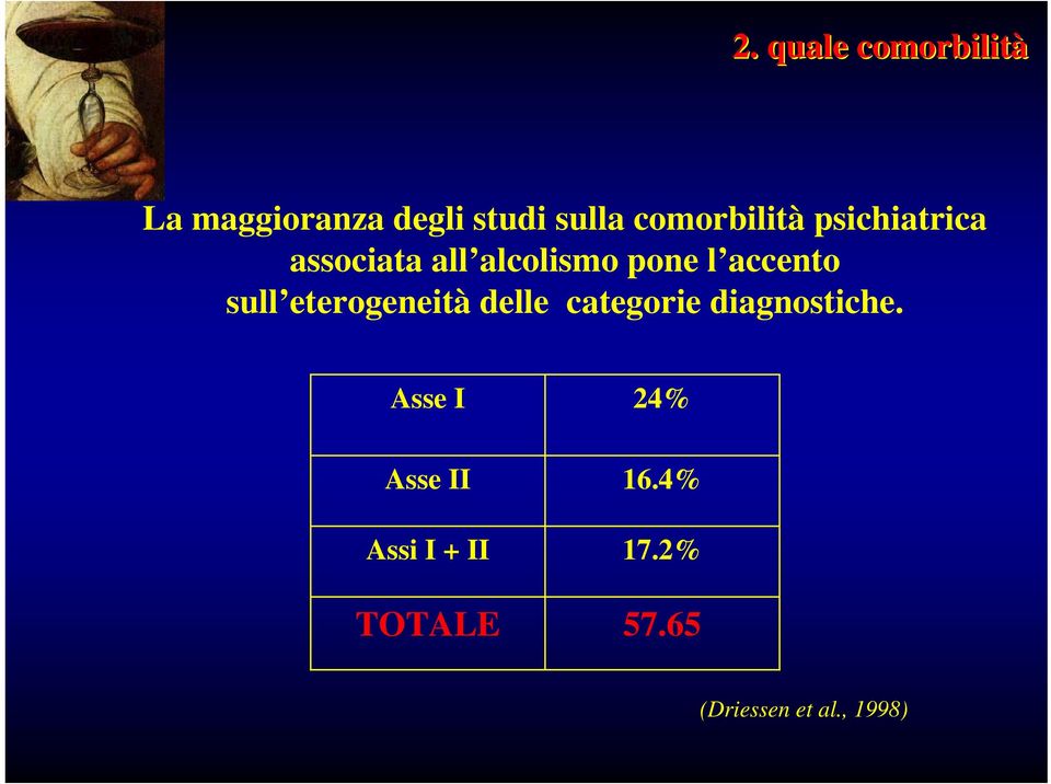 accento sull eterogeneità delle categorie diagnostiche.