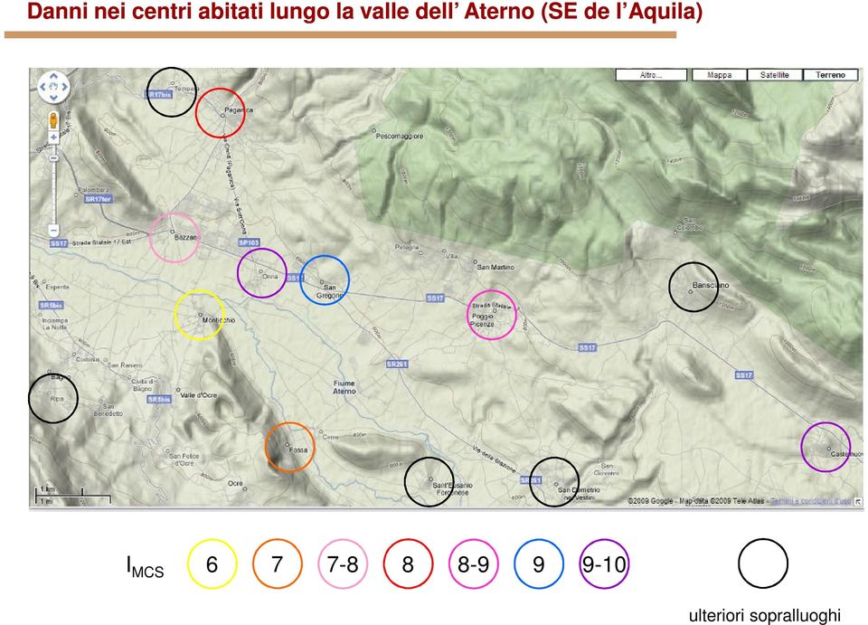 (SE de l Aquila) I MCS 6 7