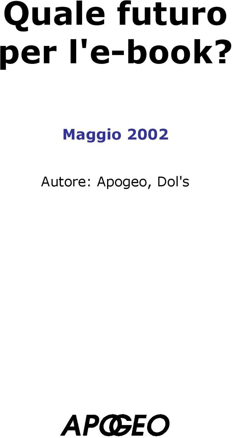 Maggio 2002