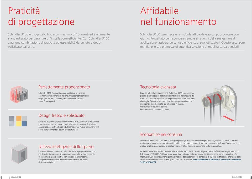 Progettato per rispondere sempre ai requisiti della sua gaa di applicazione, assicura un servizio efficiente ai suoi utilizzatori.