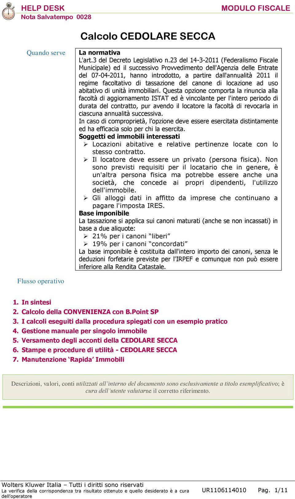 tassazione del canone di locazione ad uso abitativo di unità immobiliari.