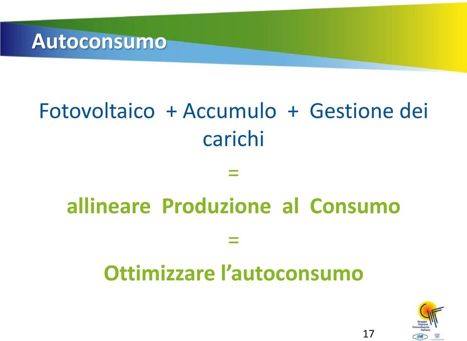 carichi = allineare Produzione