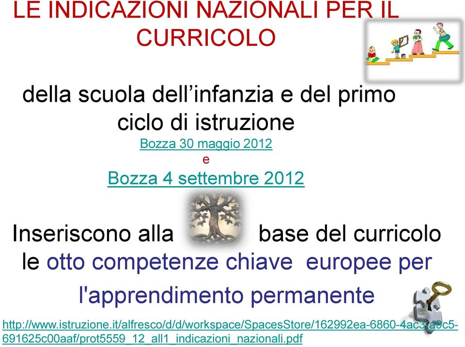 otto competenze chiave europee per l'apprendimento permanente http://www.istruzione.