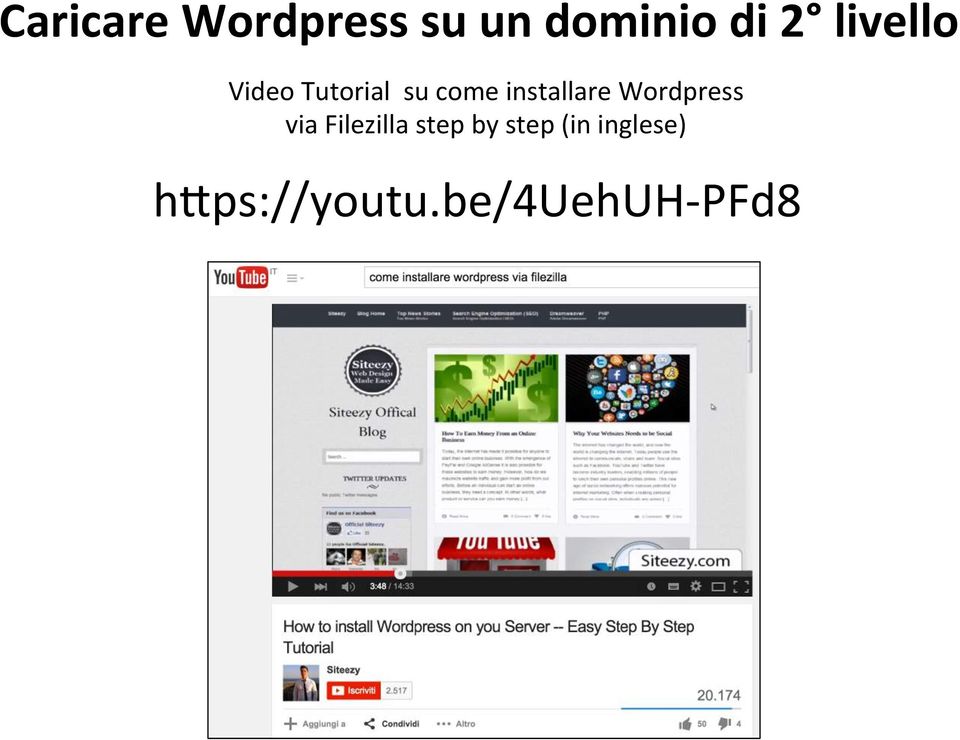 installare Wordpress via Filezilla step